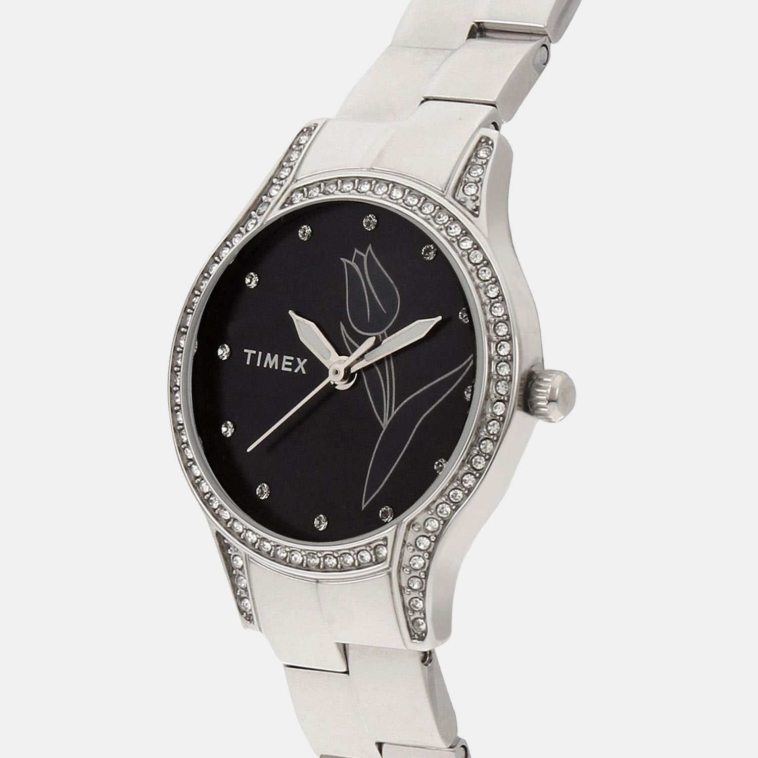 Timex Women Round Blue watch