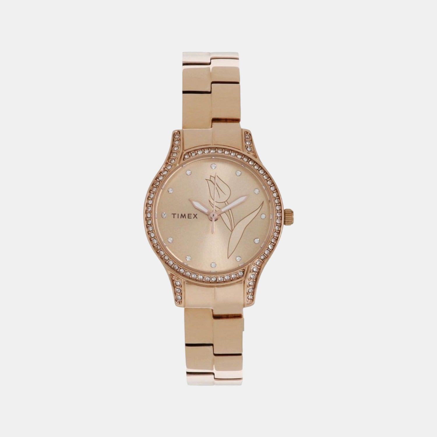 Timex Round Rose Gold Analog watch