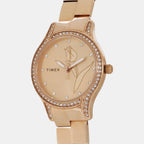 Timex Women Round Rose Gold watch