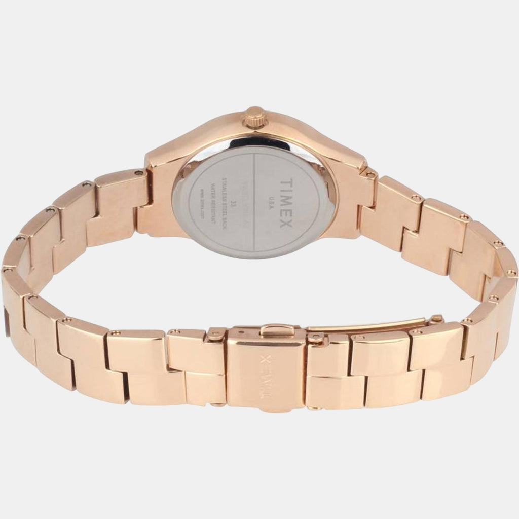 Timex Women Round Purple watch