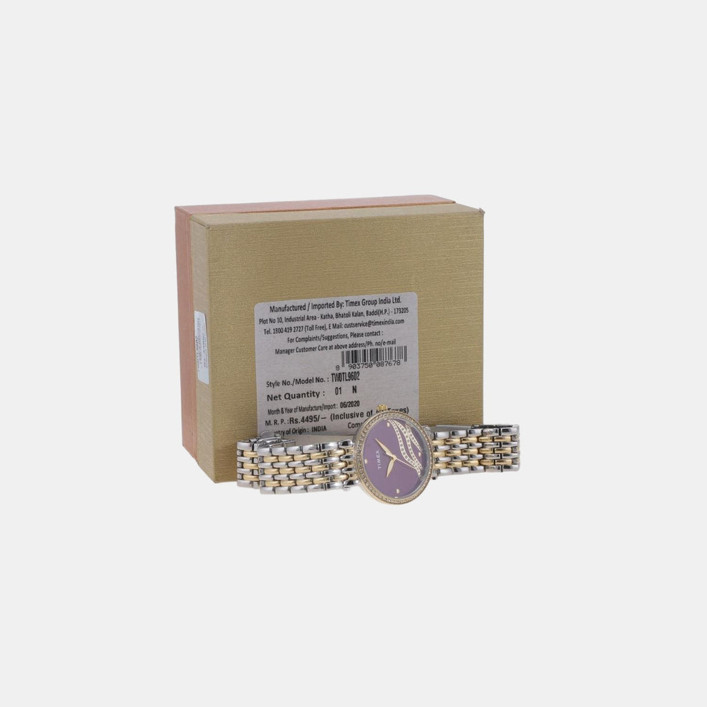 Timex Stainless Steel Purple watch