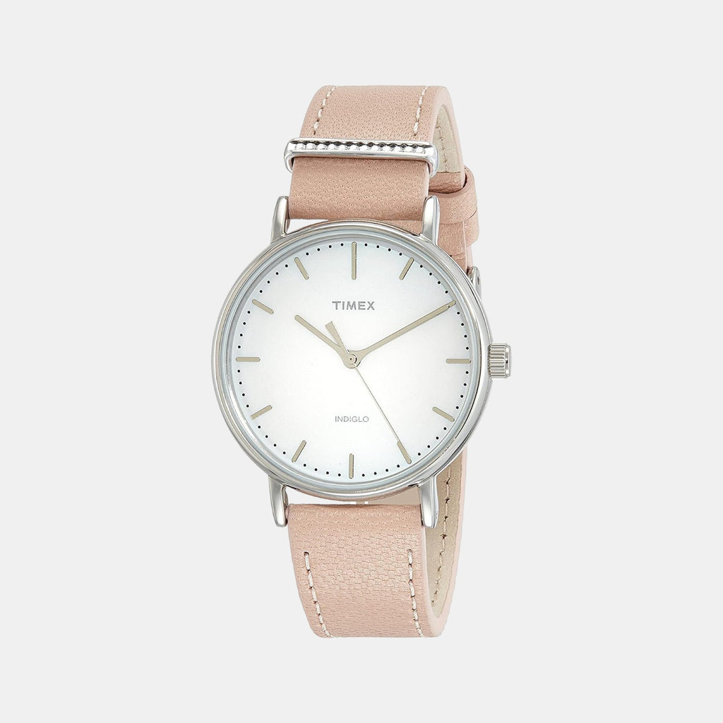 Timex Round White Analog watch