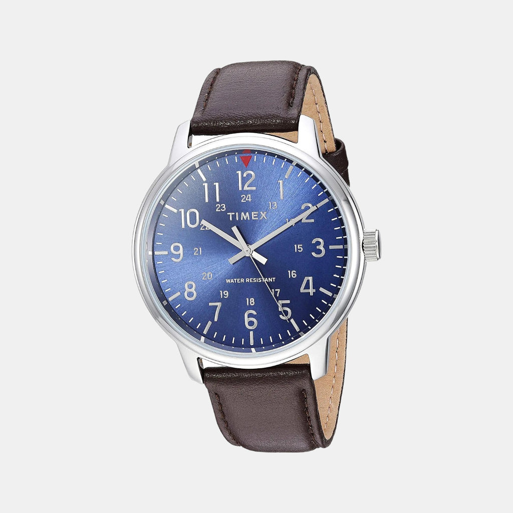 Timex Round Blue Analog watch