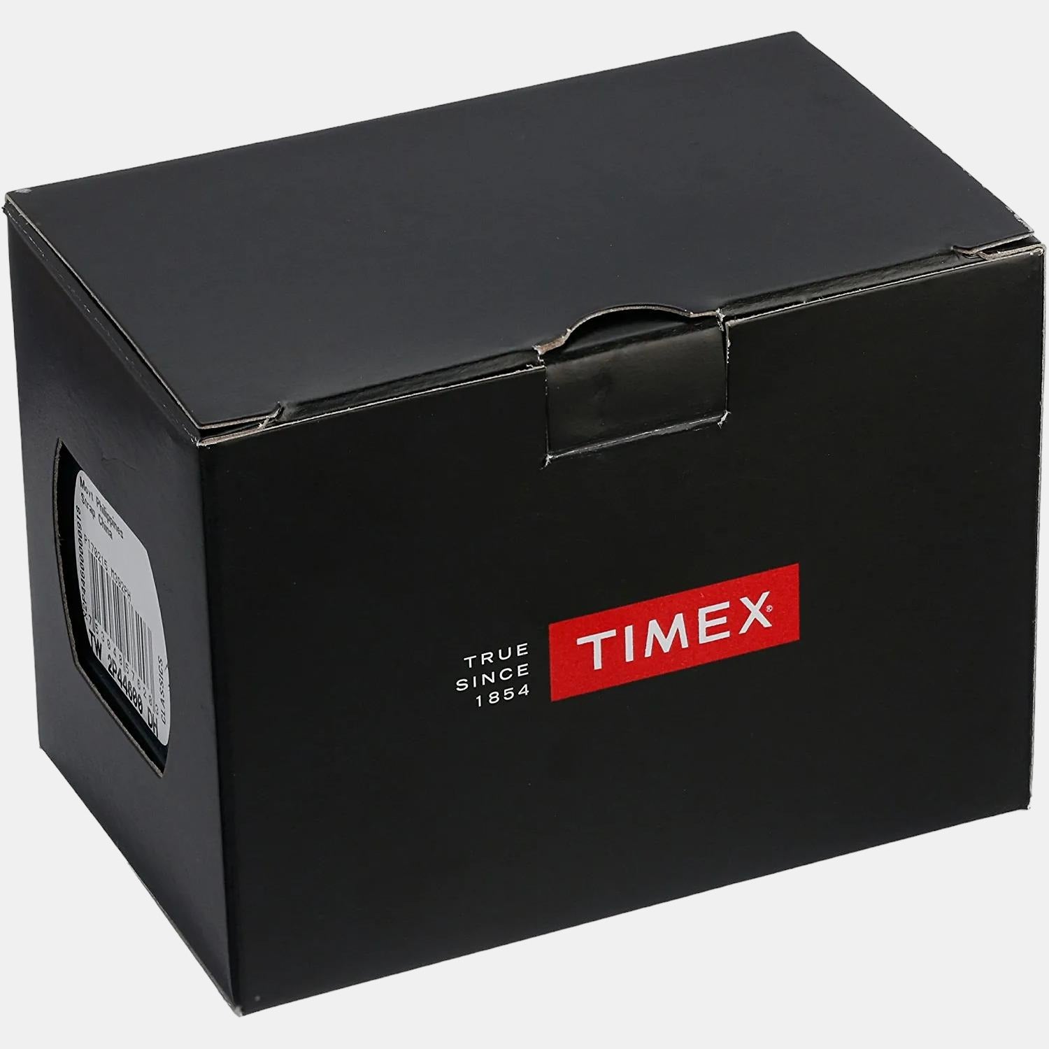 Timex Leather Blue watch