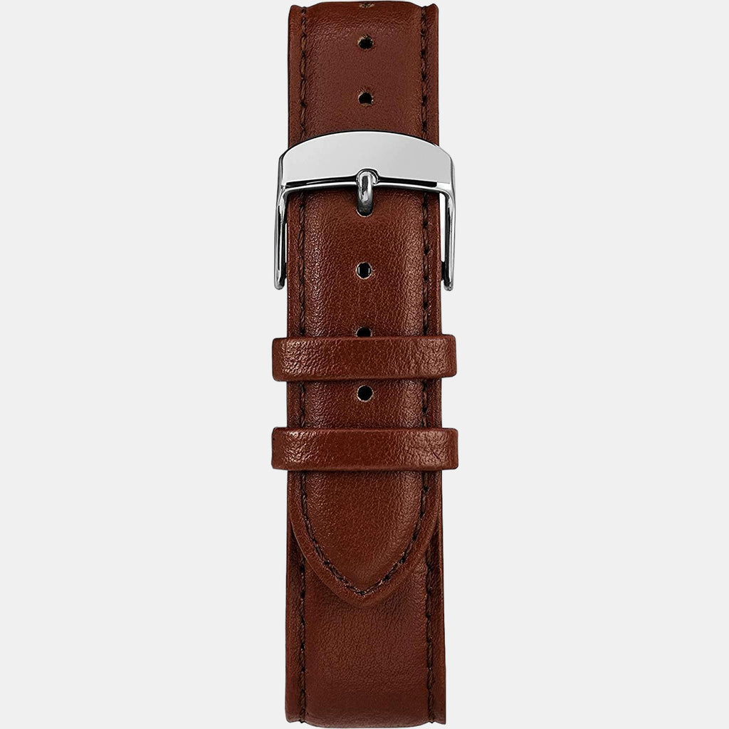 Timex Men Round Brown watch
