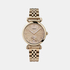 Timex Round Gold Analog watch