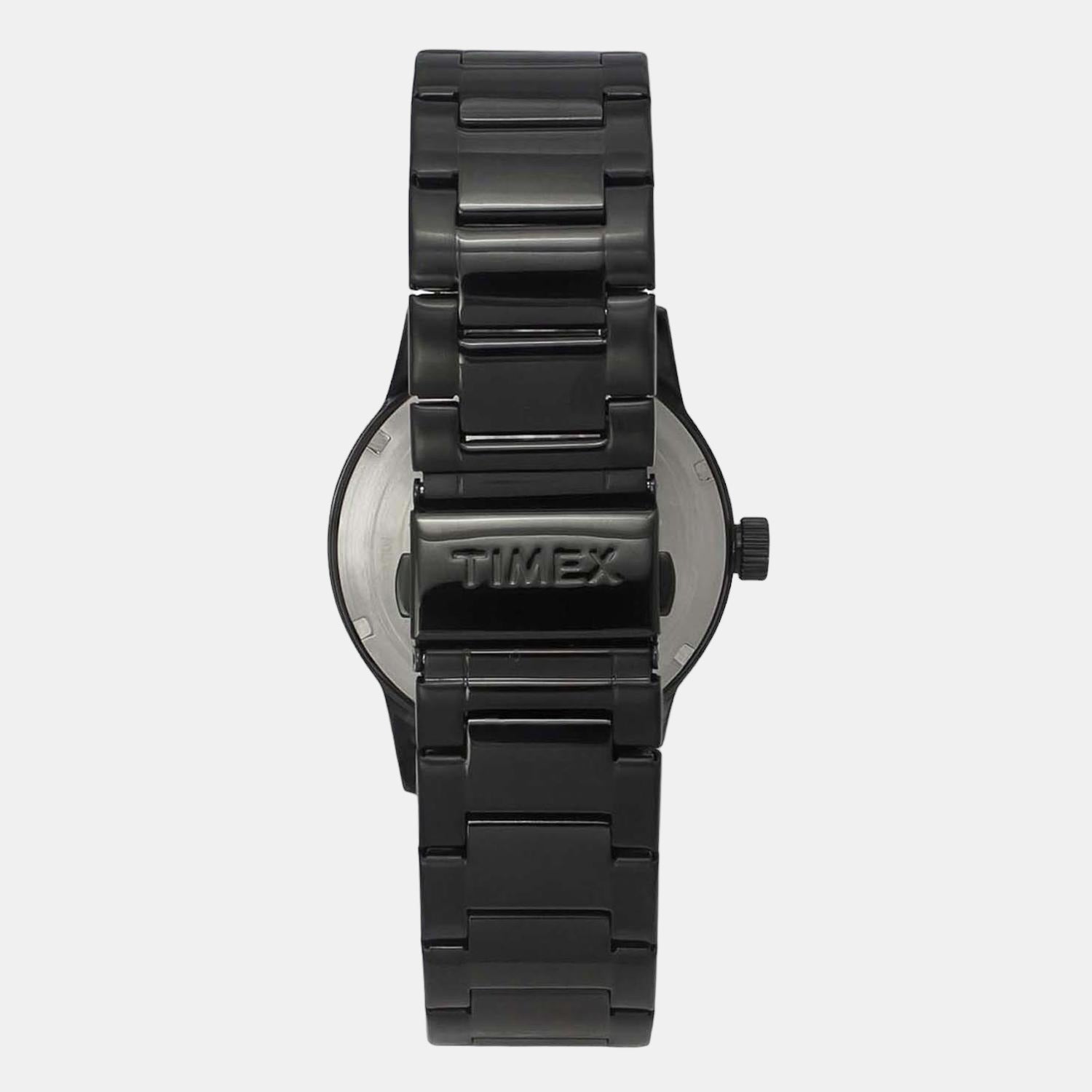 Timex Men Round Black watch