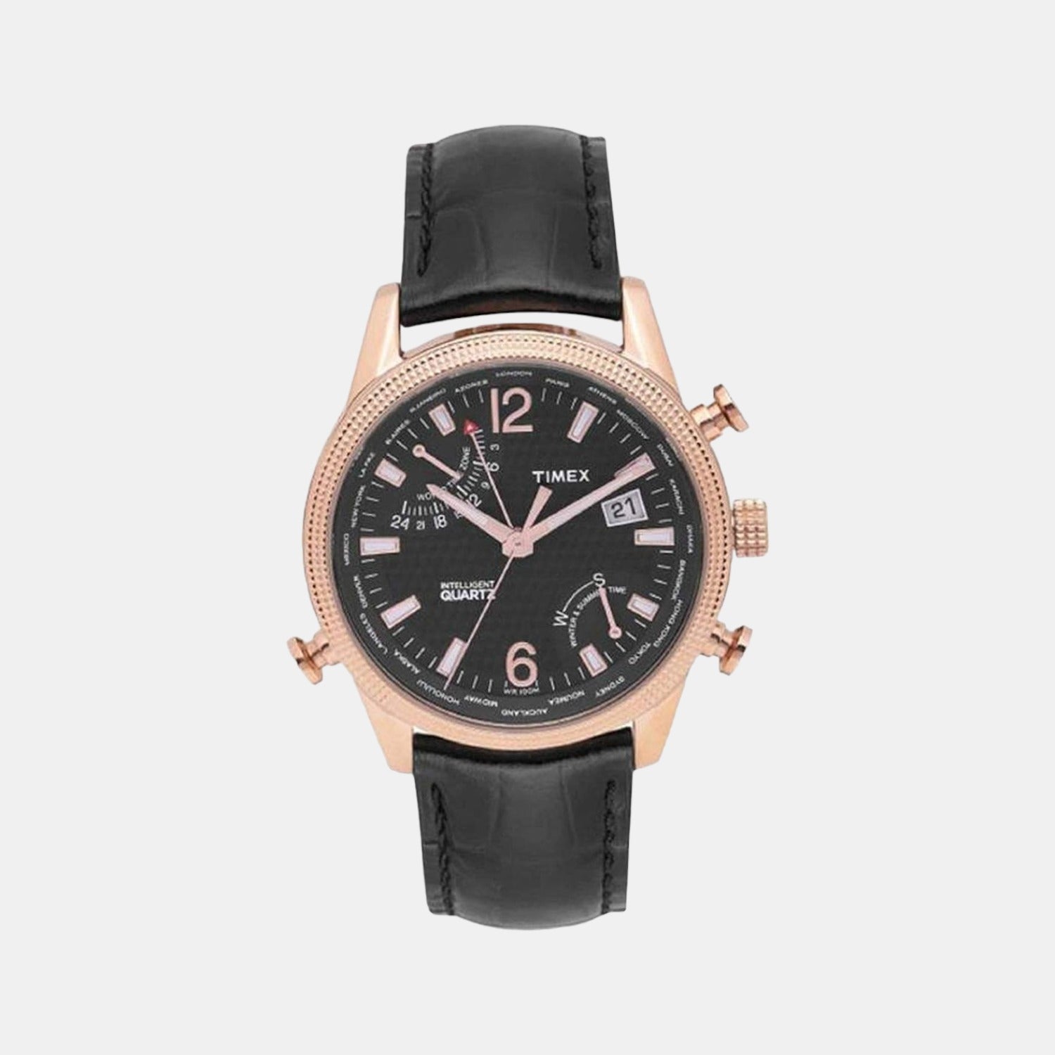 Timex Round Black Analog watch