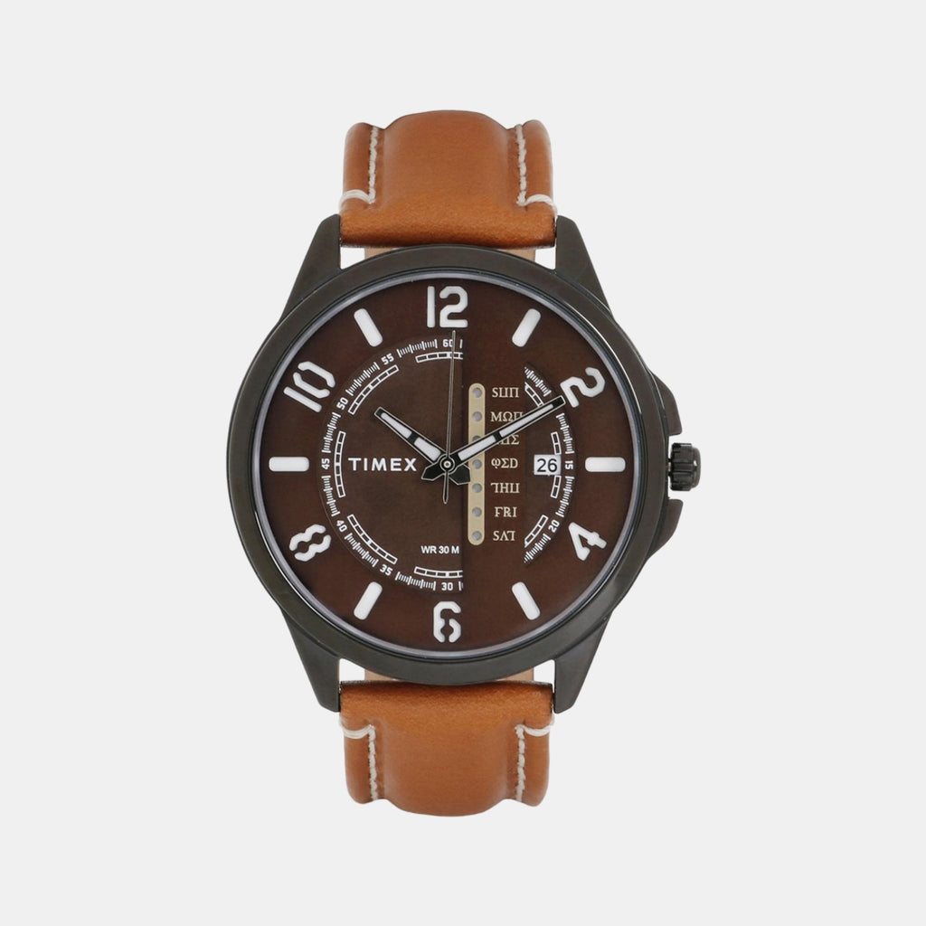 Timex Round Brown Analog watch