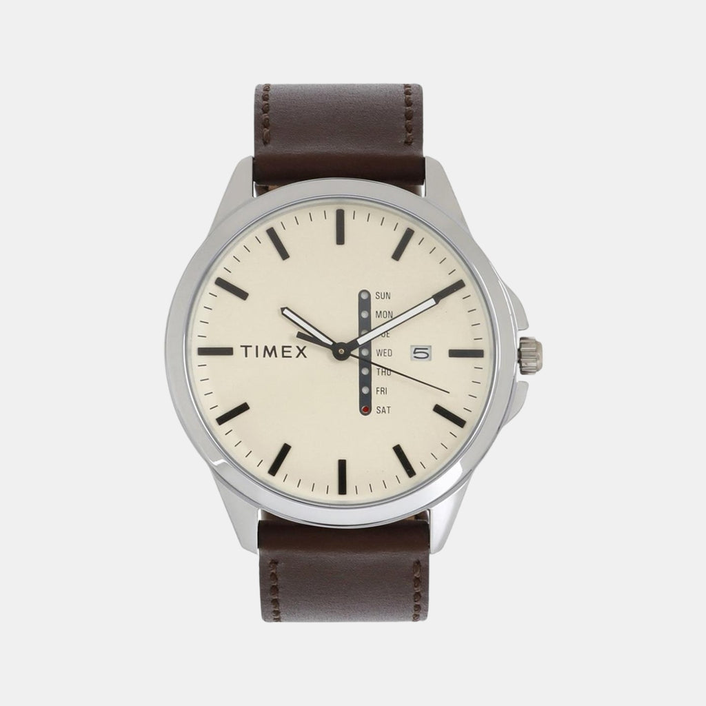 Timex Round White Analog watch