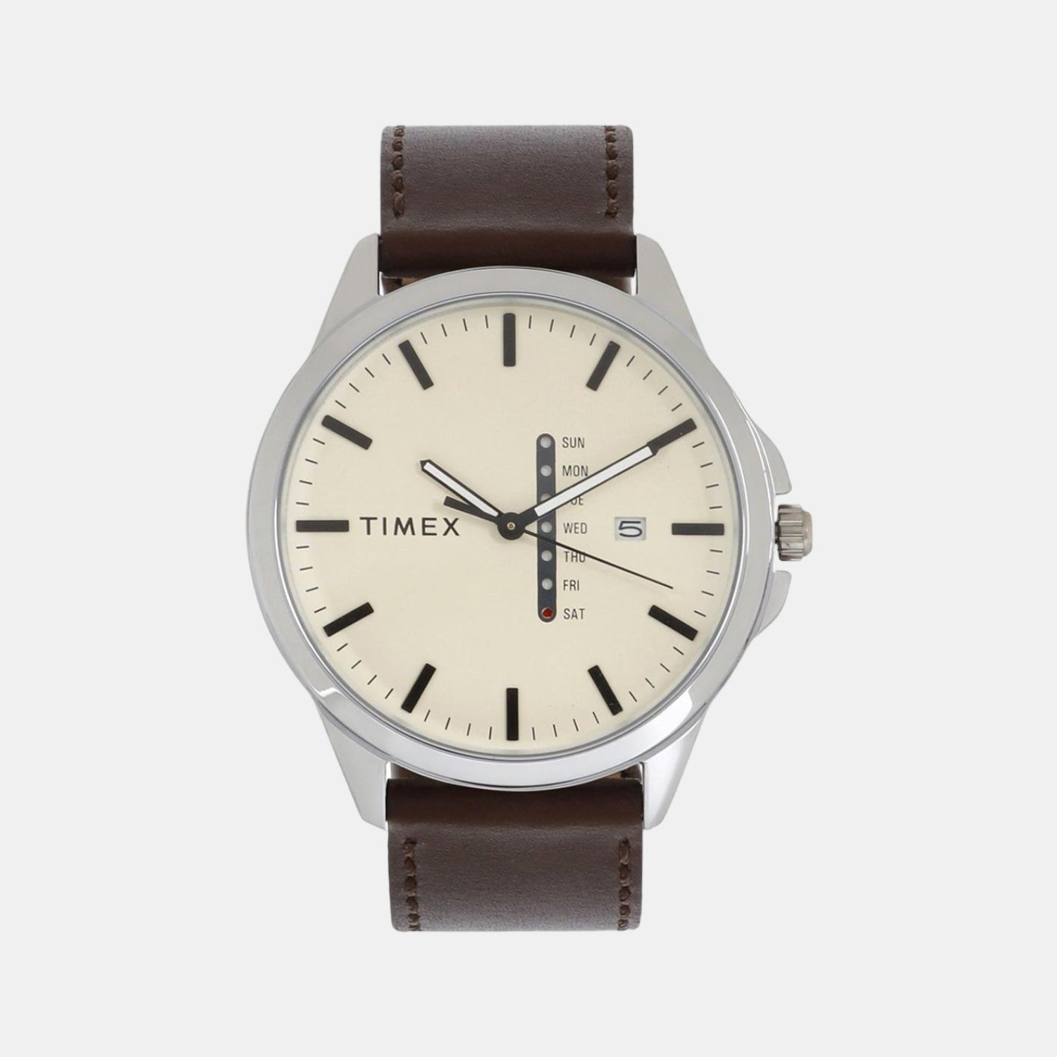 Timex Round White Analog watch