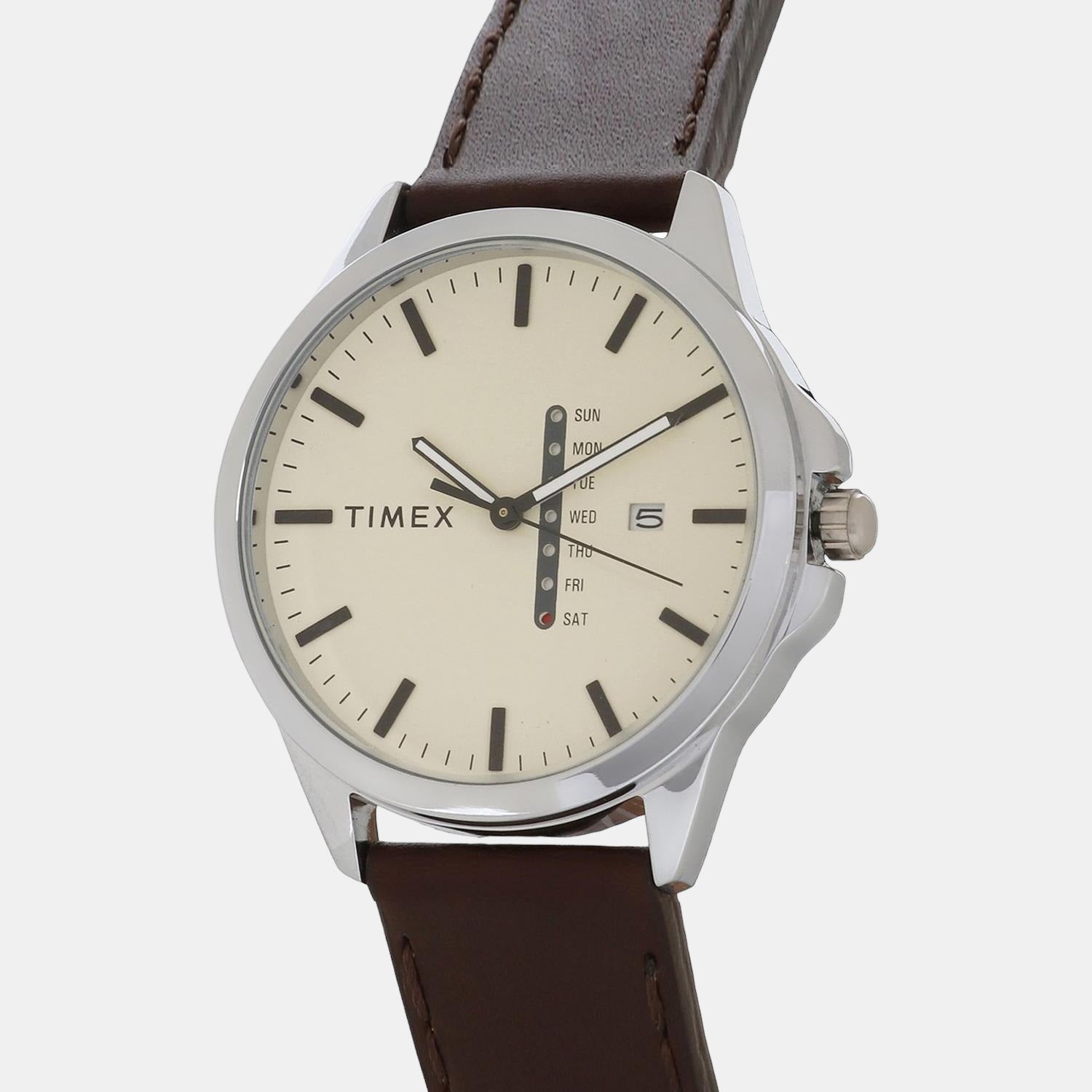Timex Men Round White watch