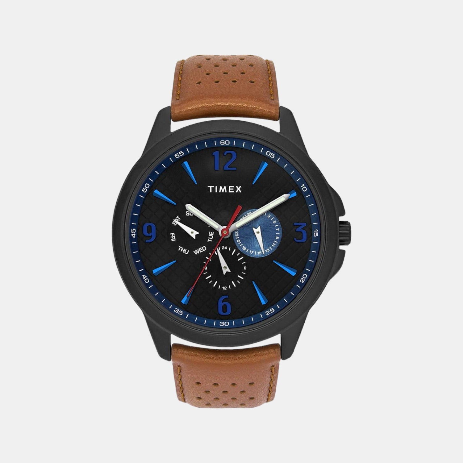Timex Round Black Chronograph watch