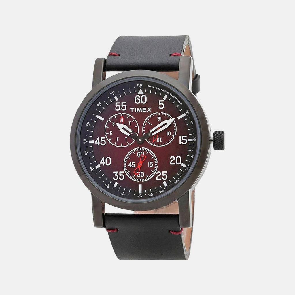 Timex Round Red Multi-Function watch