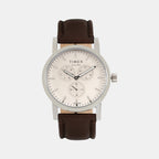 Timex Round Grey Chronograph watch