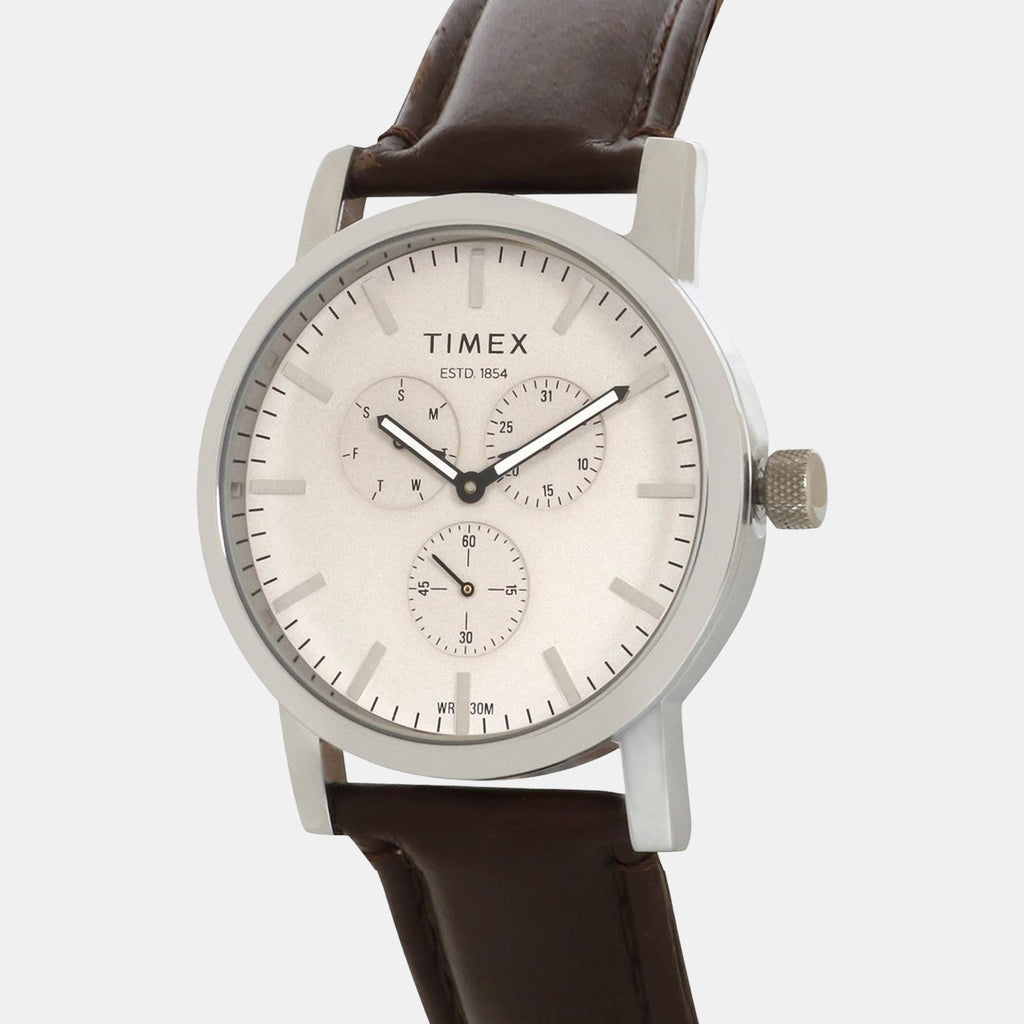 Timex Men Round Grey watch