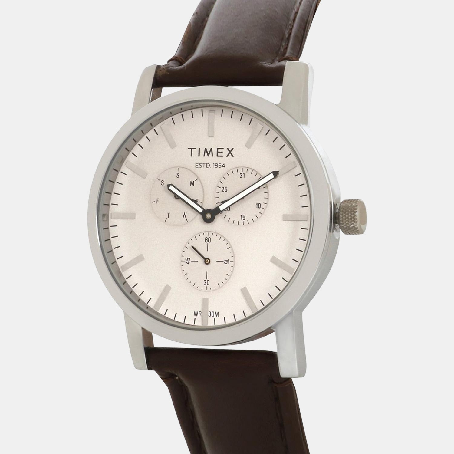Timex Men Round Grey watch