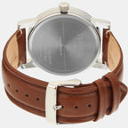 Timex Men Round Beige watch