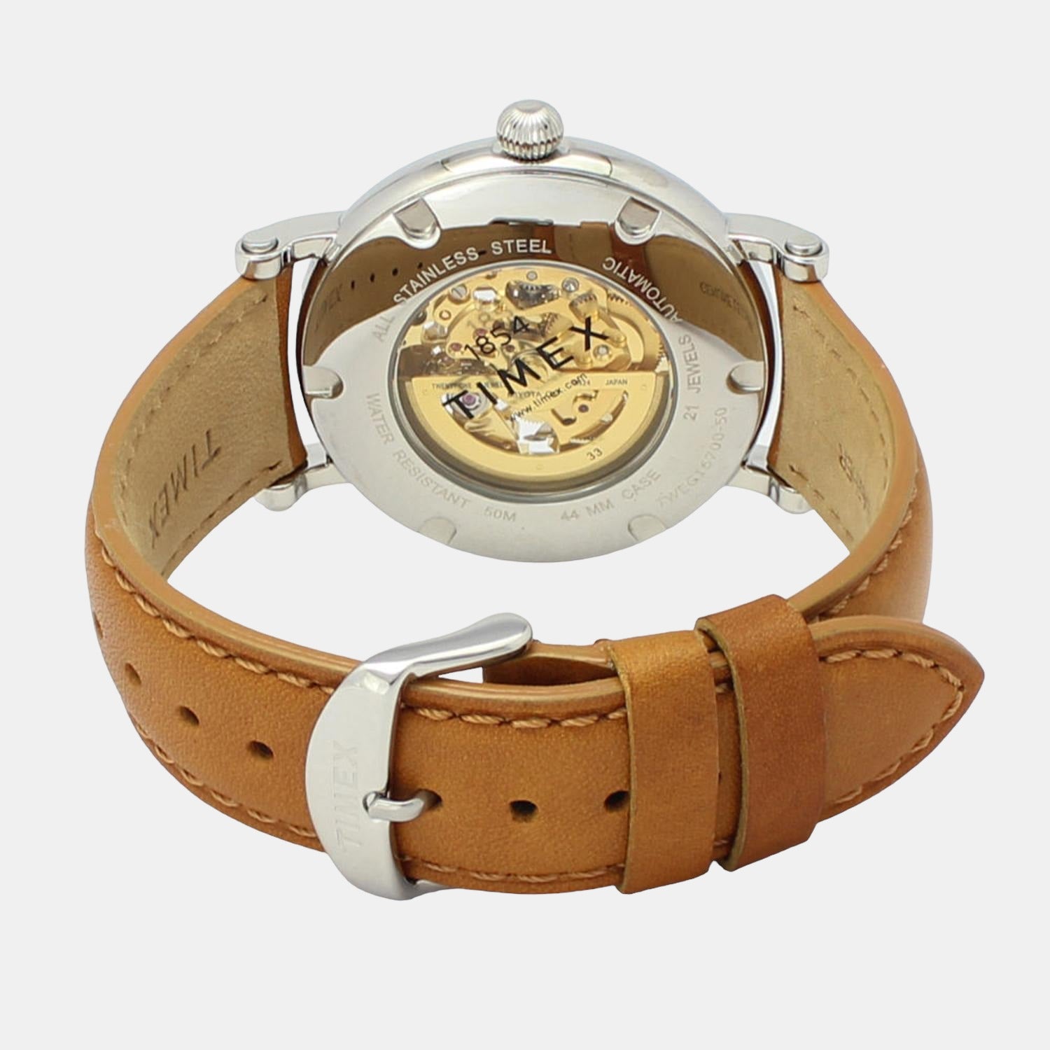 Timex Men Round Silver watch