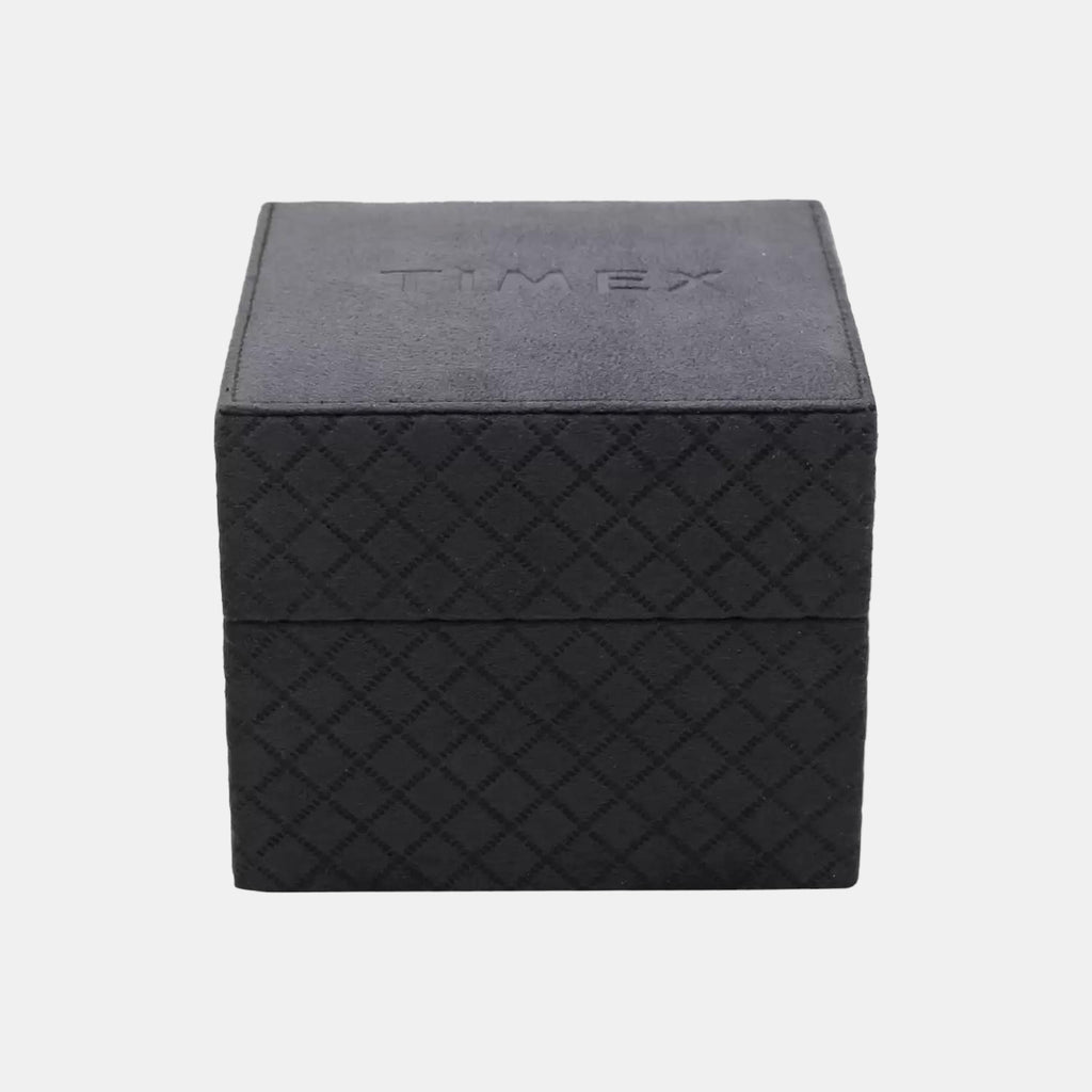 Timex Leather Silver watch