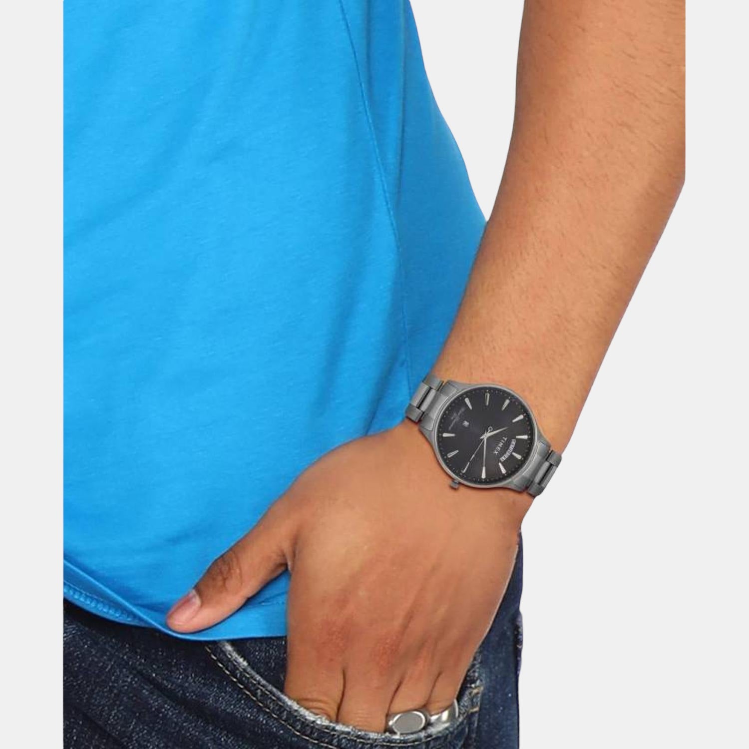 Timex Stainless Steel Round watch