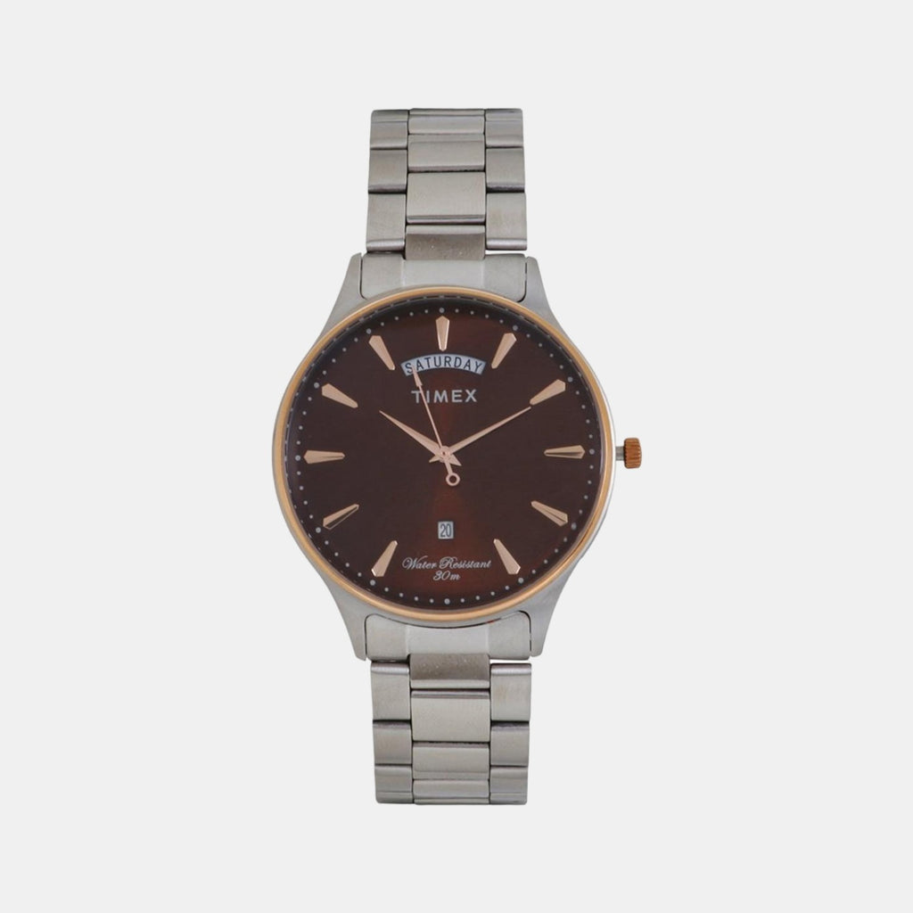 Timex Round Brown Analog watch