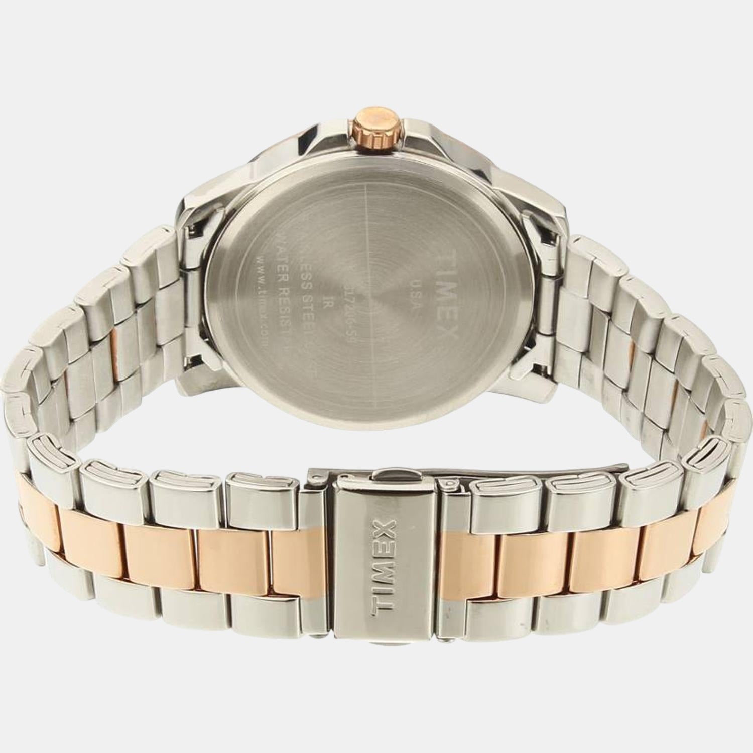 Timex Men Round Brown watch