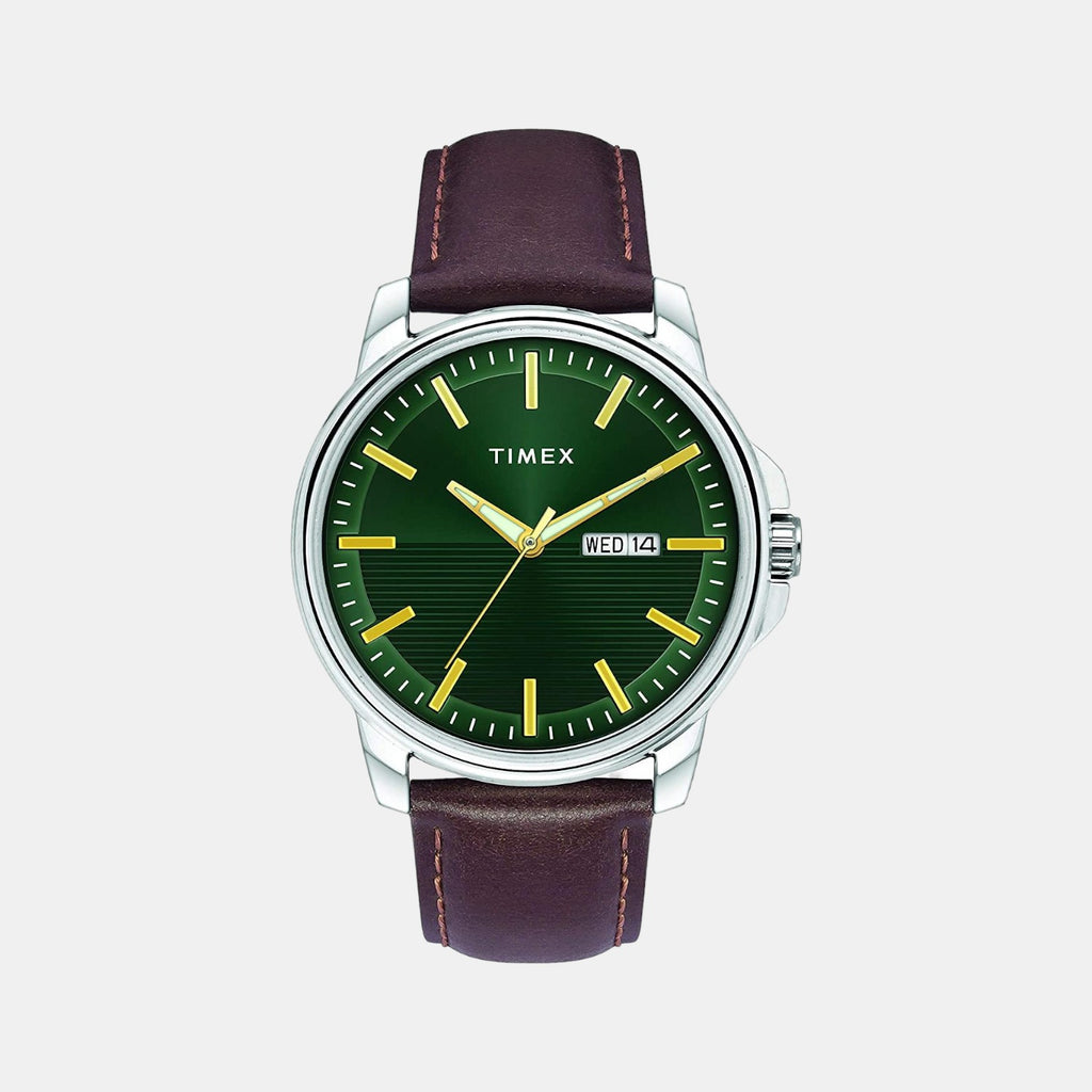 Timex Round Green Analog watch