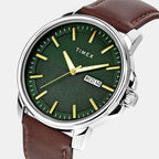 Timex Men Round Green watch