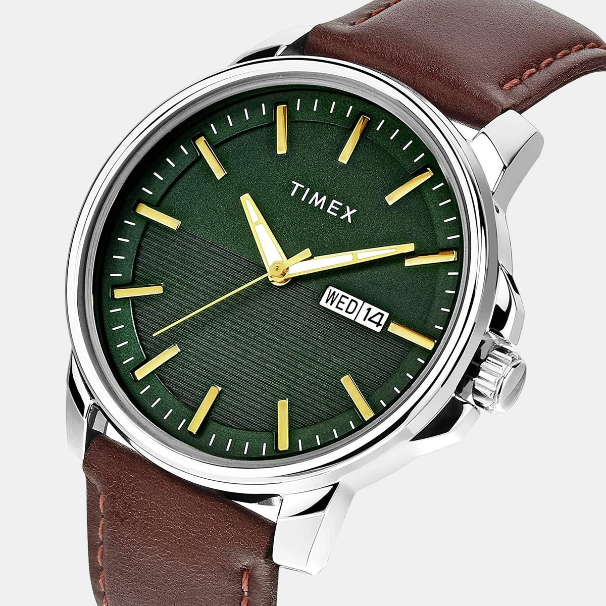 Timex Men Round Green watch