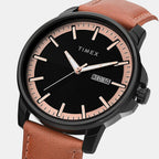 Timex Men Round Black watch