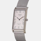 Timex Men Rectangular Silver watch