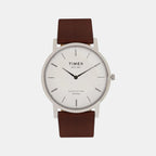 Timex Round Silver Analog watch