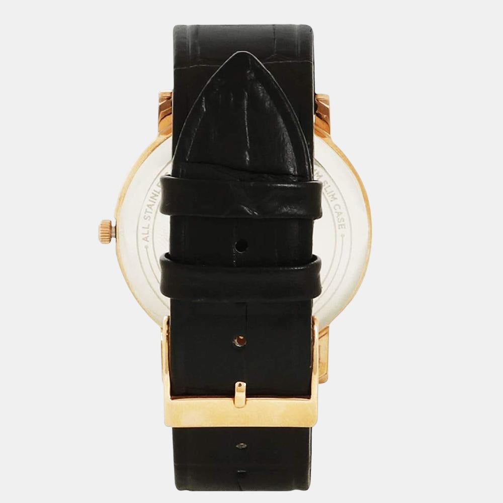 Timex Leather White watch