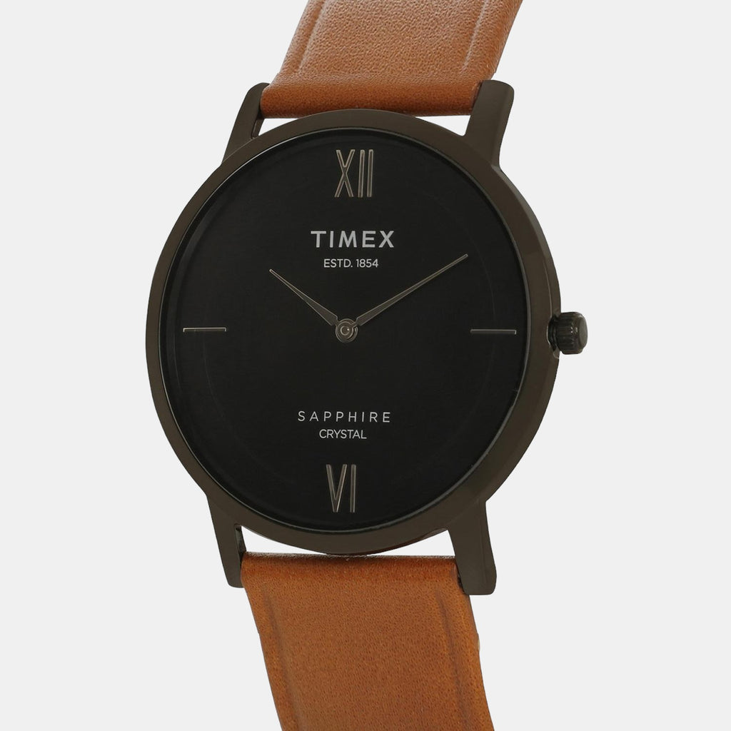 Timex Men Round Black watch