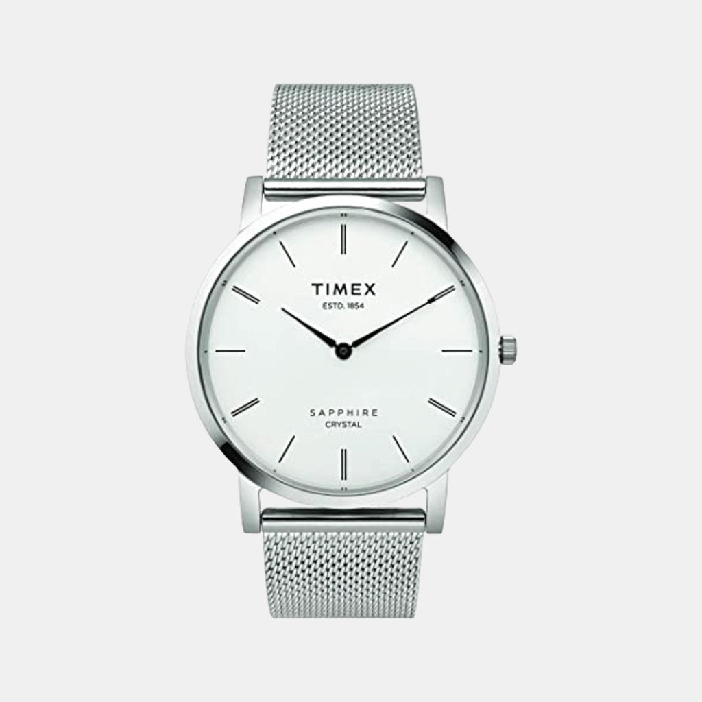 Timex Round Silver Analog watch