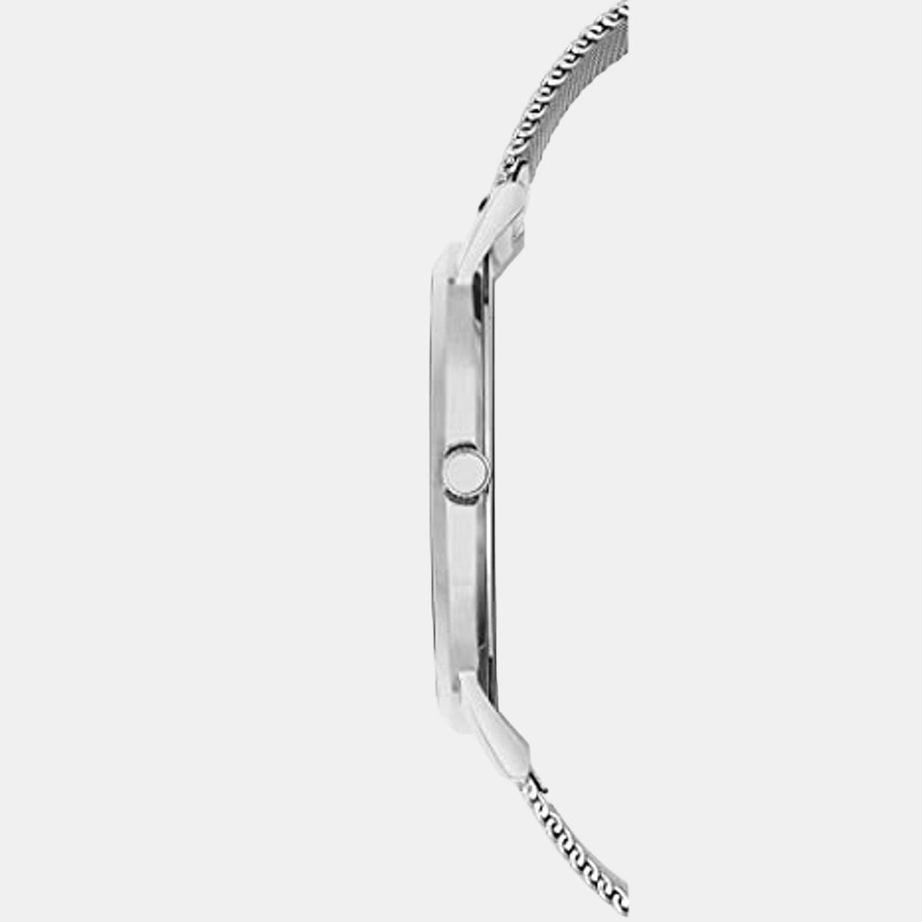 Timex Men Round Silver watch