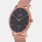 Timex Men Round Black watch