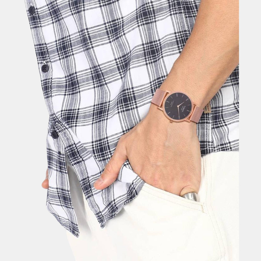 Timex Stainless Steel Round watch