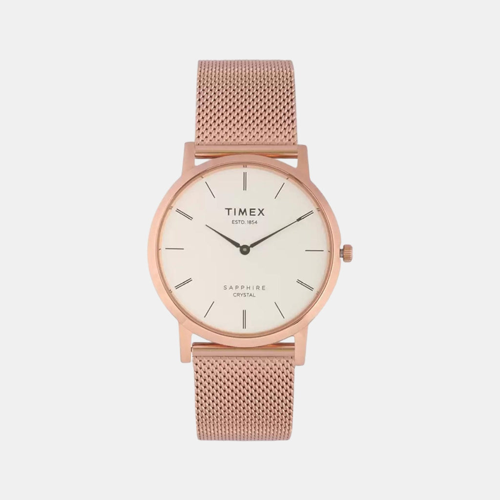 Timex Round White Analog watch