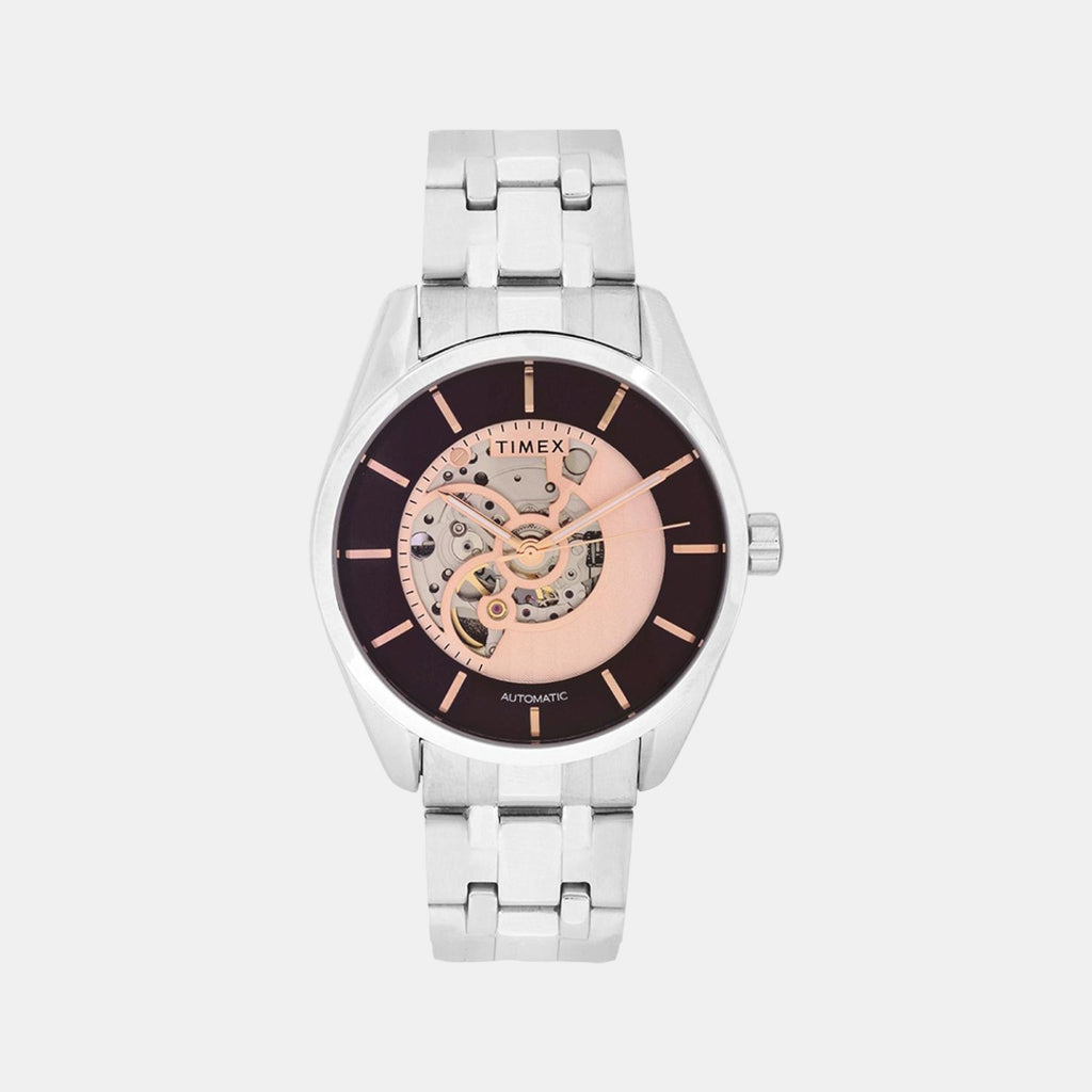 Timex Round Rose Gold Analog watch