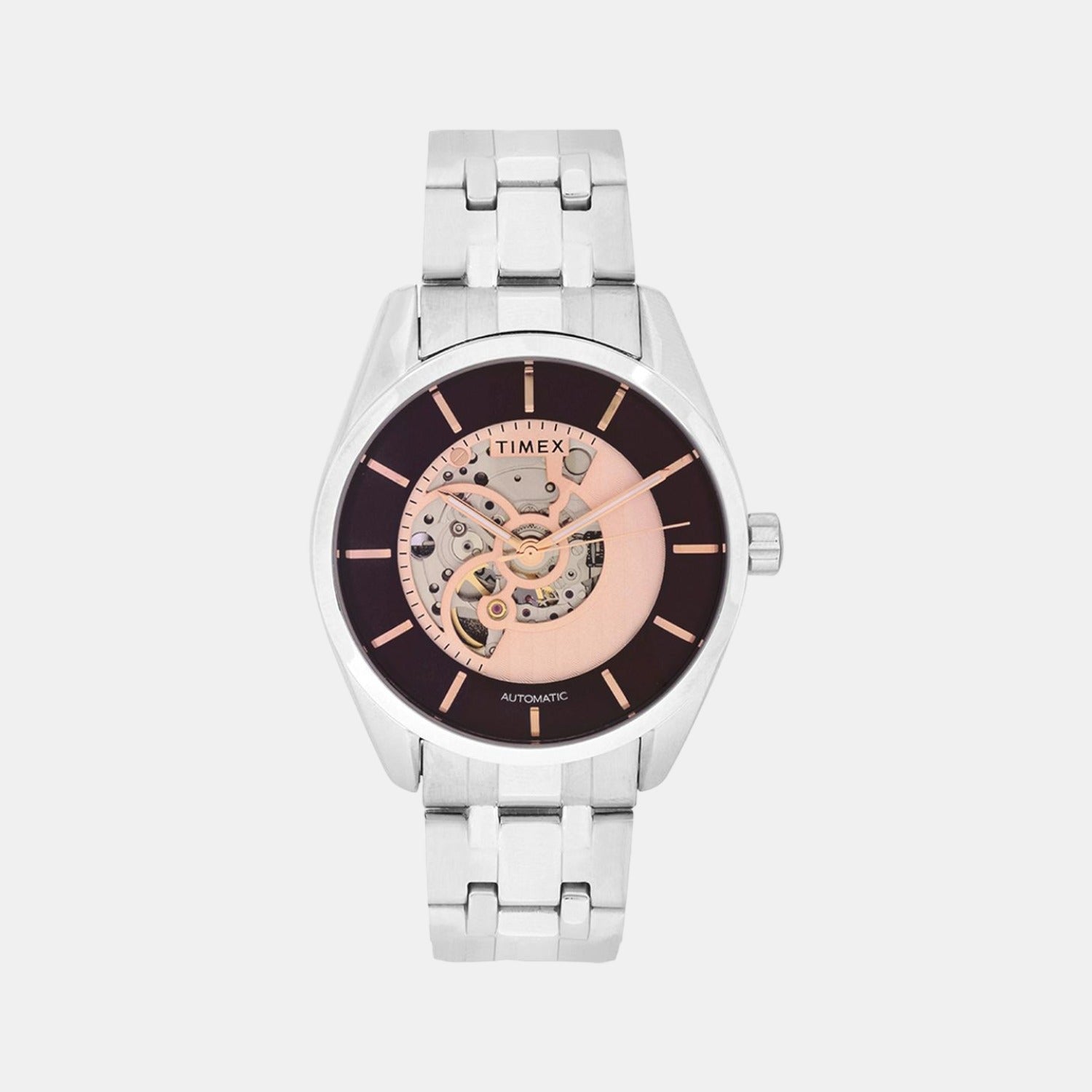 Timex Round Rose Gold Analog watch