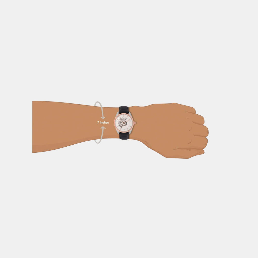 Timex Leather White watch