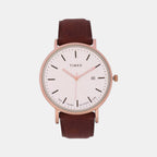 Timex Round Silver Analog watch