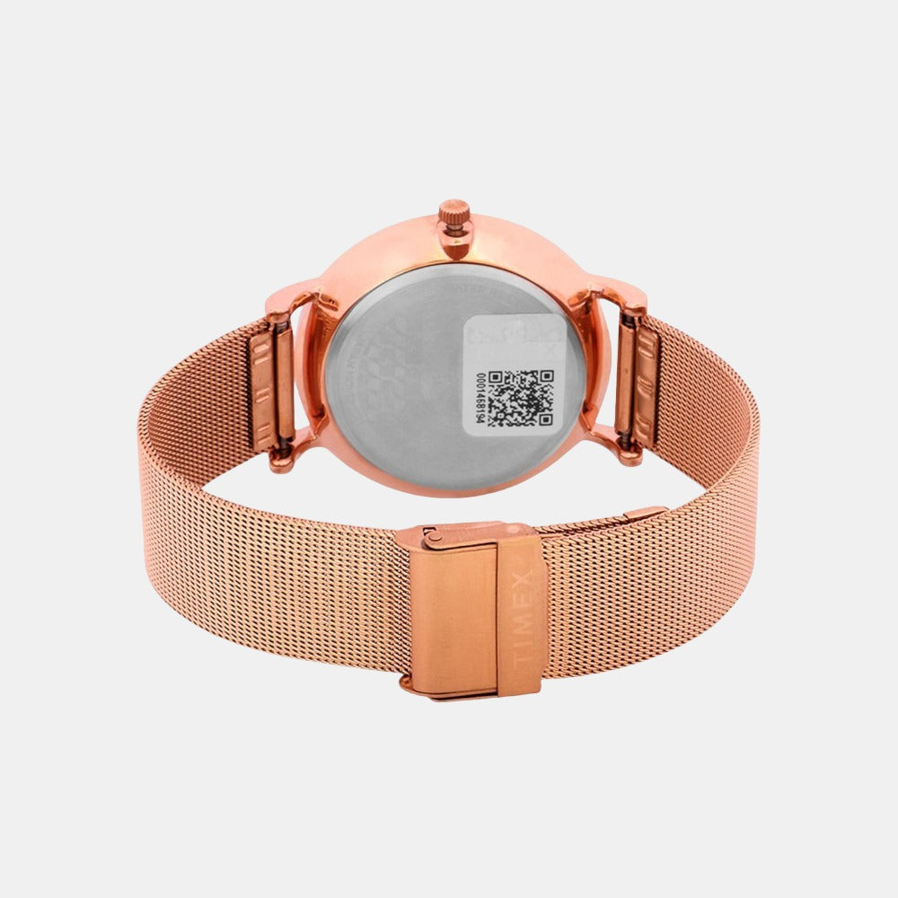 Timex Brass Round watch