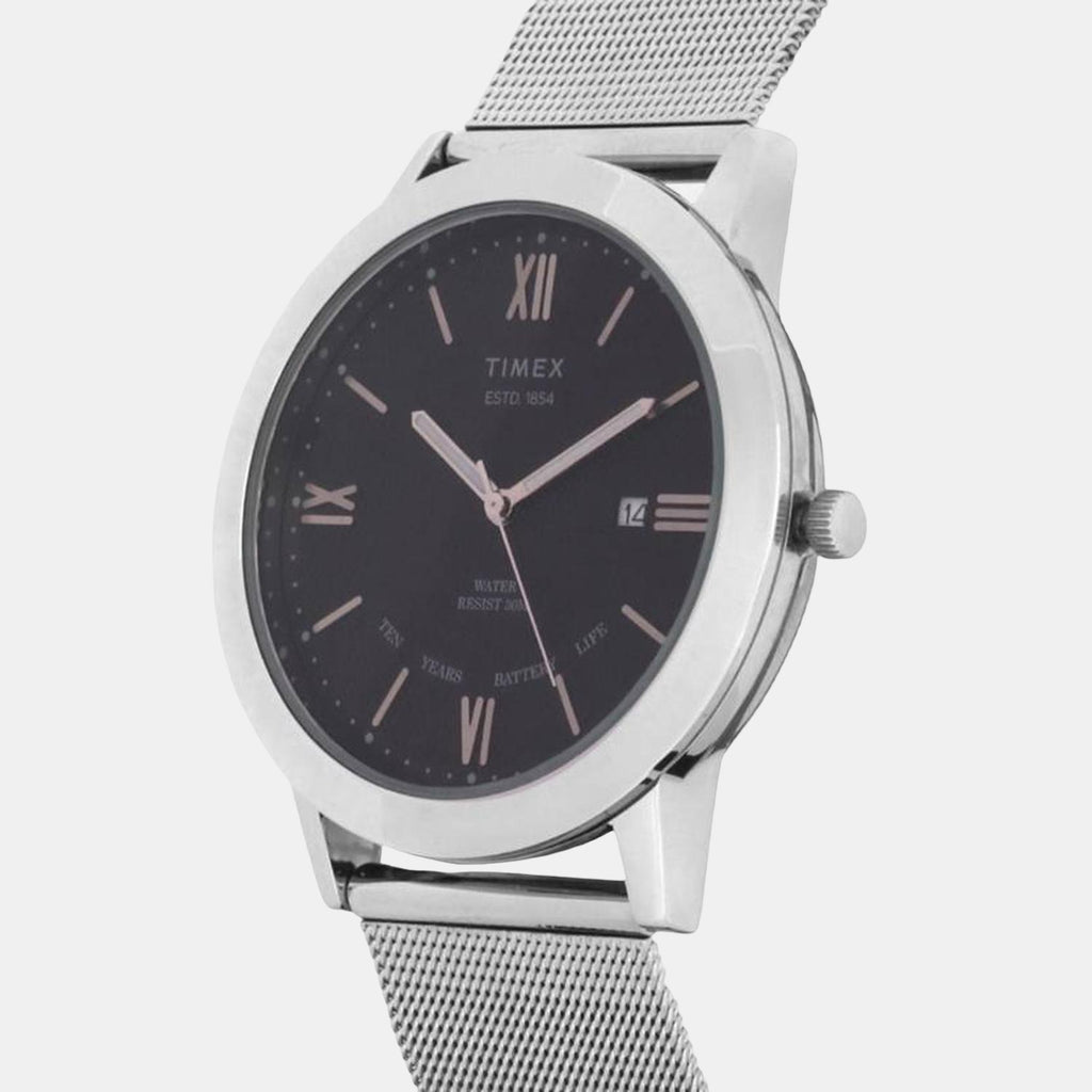 Timex Men Round Black watch