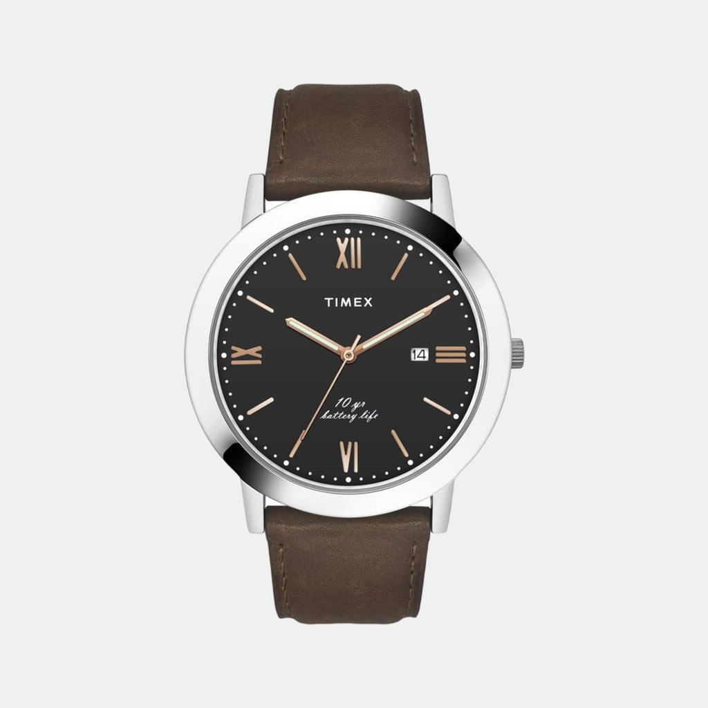 Timex Round Black Analog watch