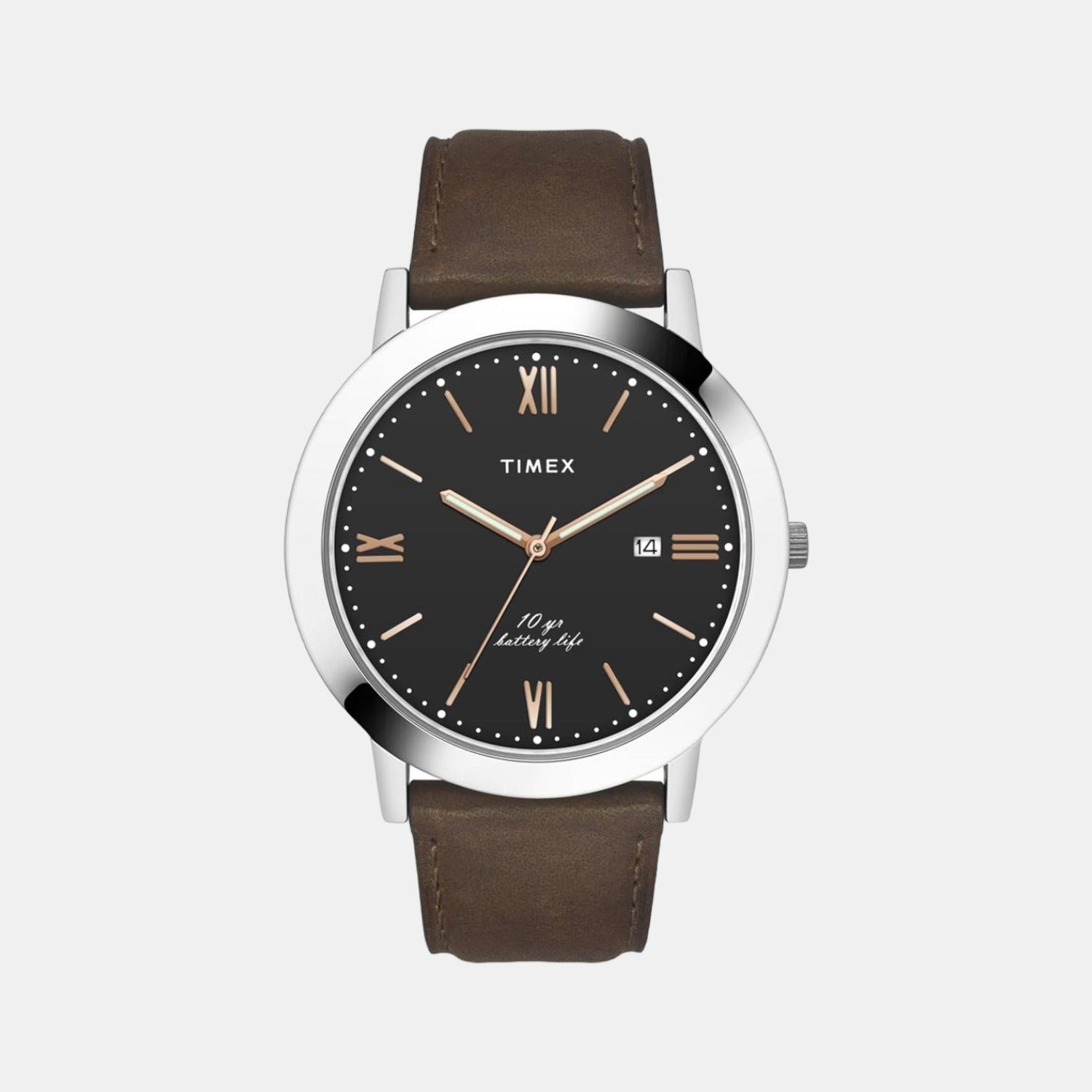 Timex Round Black Analog watch