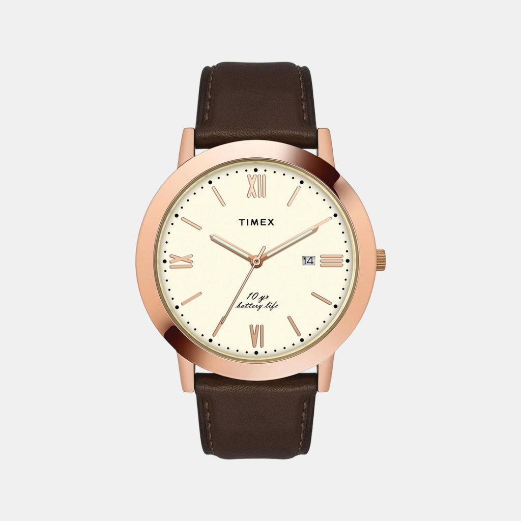 Timex Round White Analog watch