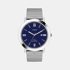 Timex Round Blue Analog watch